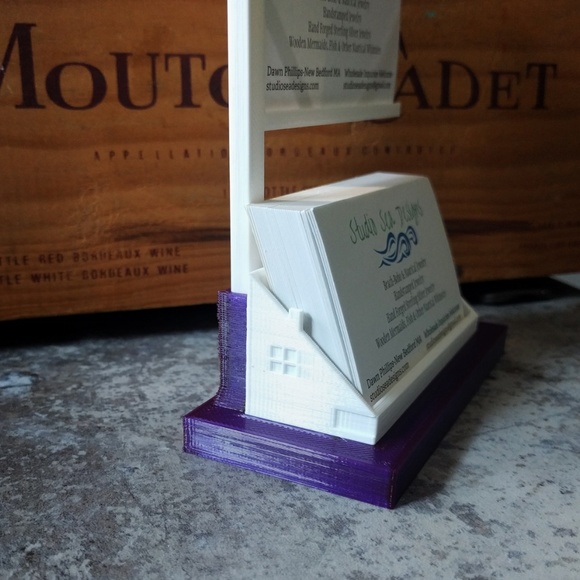 Purple Real Estate-Realtor Card Holder-Display - Picture 4 of 5